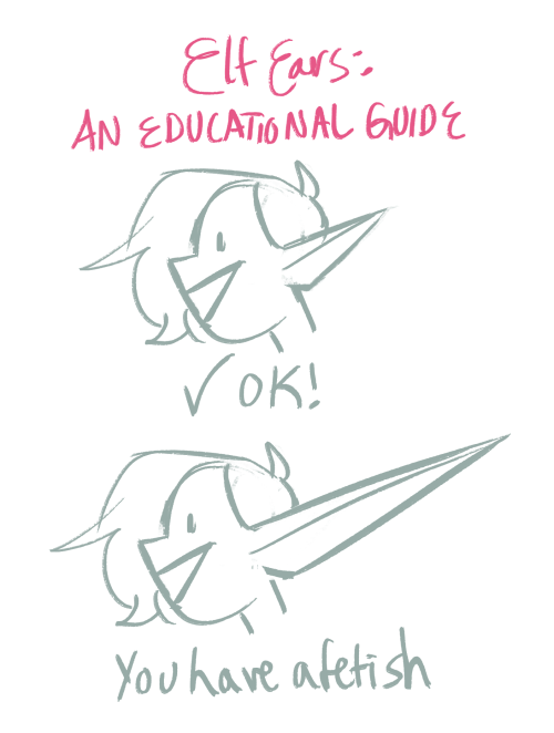 mayorofdunktown:i made a handy guide for drawing elf ears( this is joaks and in good fun so don’t be