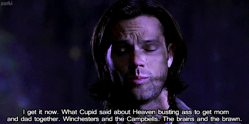 darlingsashi:  Yeah, the union of John and Mary Winchester - very big deal upstairs,