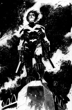 comic-book-art: Nightwing by Matteo Scalera