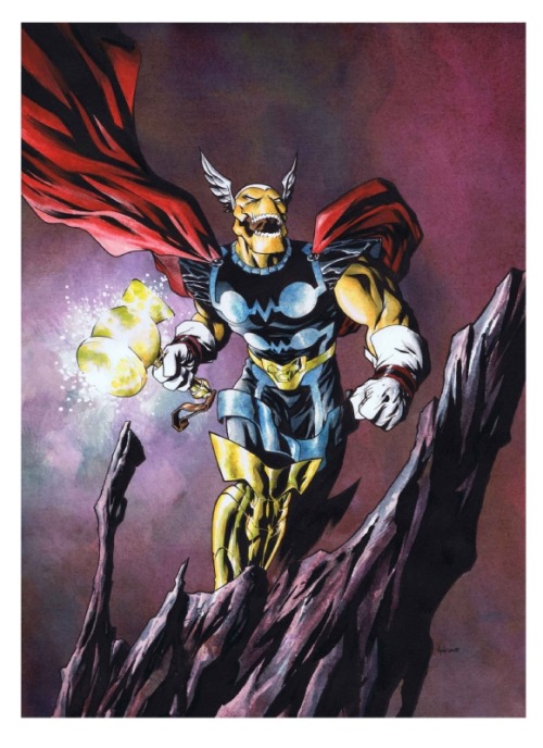 marvel1980s:  Beta Ray Bill by Mike McKone