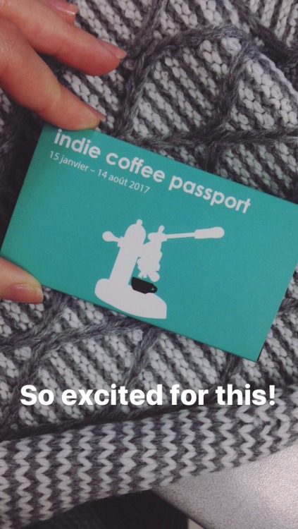 IG: legendoftamar Grabbed my new &lsquo;Montreal Indie Coffee Passport&rsquo; a few days ago