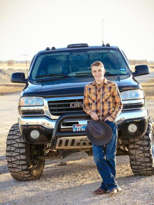 Ready to chauffeur his Rancher anywhere he wishes to go.