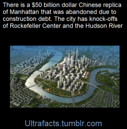 ultrafacts:  VICE did a little series on these Ghost Cities. China has done replicas of London, Rome, and even Washington DC, complete with full-scale replicas.https://www.youtube.com/watch?v=qPjGWcM3Awc(Fact Source)Follow Ultrafacts for more facts