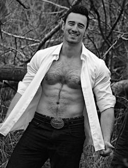 hairy-chests:  @hairychestsx     Submit MoDeL G      Cock - Gif