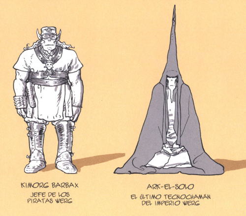 theairtightgarage:  The cast of Arzak: L’arpenteur(from the back matter of the Spanish edition) 