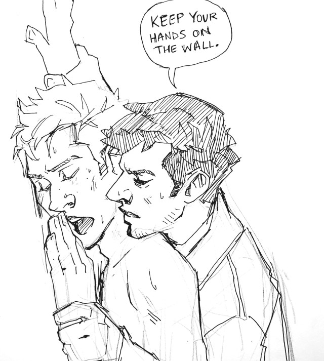 perpetuallycaffeinated:Is now a bad time to mention that I actually started relearning to draw Cas and Dean in order to draw some D/s stuff for my friend? I’m the best friend okay, but only in the worst kinds of ways. Next day RT