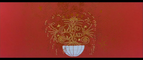 Saul Blass, title sequence for Stanley Kramer’s It*s a mad, mad, mad, mad world, 1963