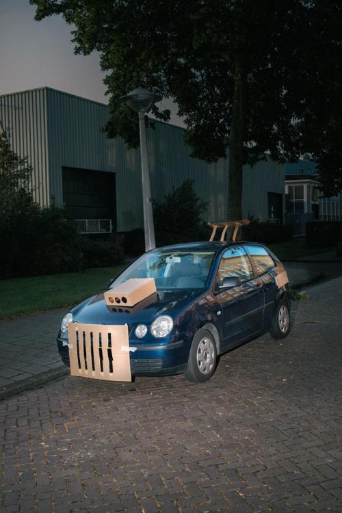 yasboogie:  Pimping Strangers’ Rides (at Night) with Cardboard  Photographer Max Siedentopf has no idea who the cars in his photos belong to. What he did know the second he saw them, is that they were in dire need of an upgrade. Armed with a few pieces