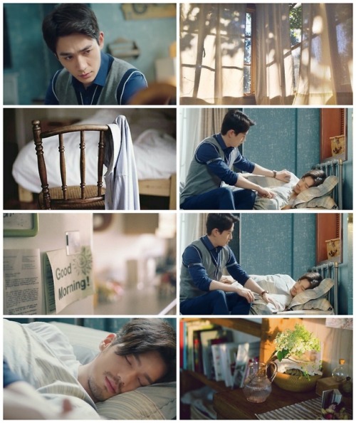 moodboard inspiration - Shen Wei x Zhao Yun Lan“I slowly wakeas day is dawning,to fingertipsand lips