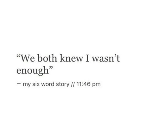 I&rsquo;m broken and i miss you. I have so many other people waiting to be mine. But none of that ma