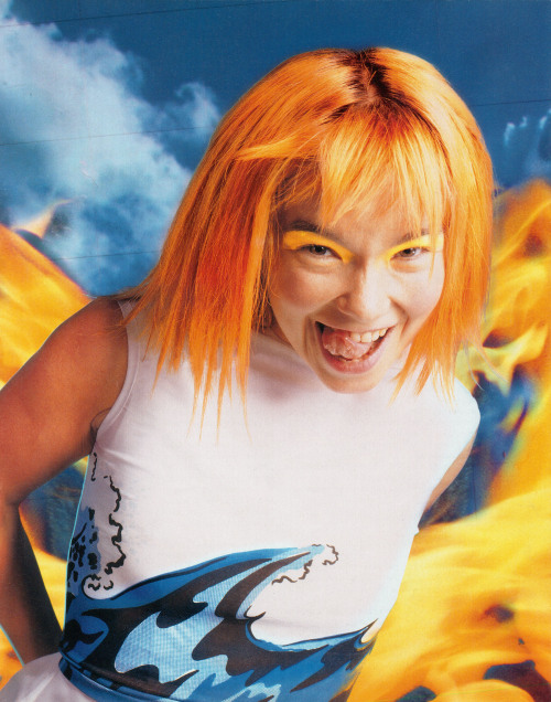 triparto:  Bjork (1996)  Photographed by Mike Diver