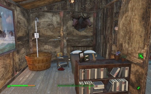 3/3 more screenshots from Sanctuary! This one showcasing Preston’s home as well as some of the