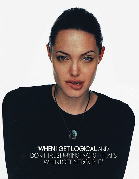 furples:Elle US June 2000Born To Be WildAngelina Jolie photographed by Gilles Bensimon