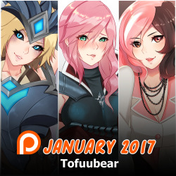 January reward is now on Gumroad! https://gumroad.com/tofuubearPatreon  - 