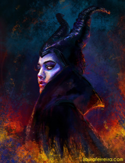 nemesis-black-orchid:  Maleficent by Laura-Ferreira