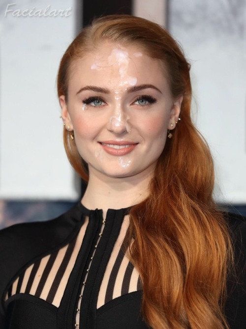 nek48:  Sophie Turner spreads her whore legs so that she can get fucked by multiple penises (requested)