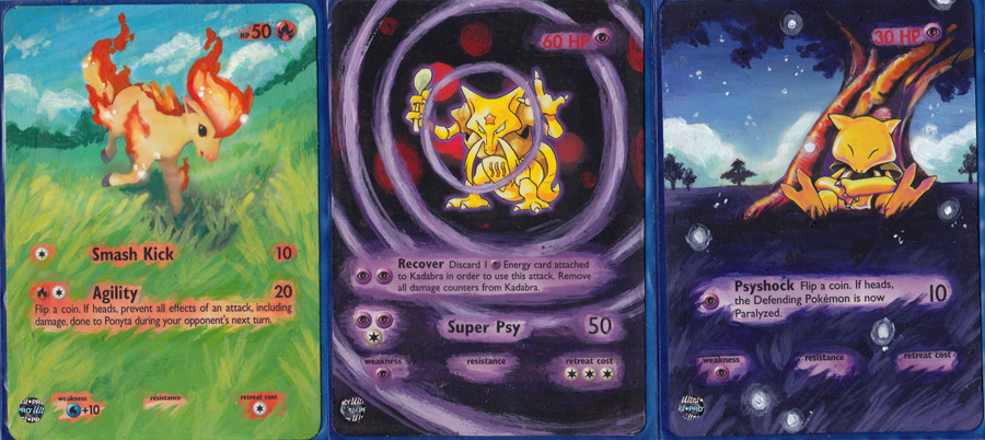 kerriaitken:  I’ve seen a few people doing these and with all the Pokemon cards