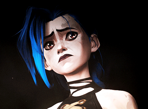 tesb:Wanna know a secret? Silco thinks he made Jinx, with all his rants and his hard-won lessons. “Excise your doubts, Jinx. Be what they fear, Jinx.” Like everything was the same as when Vander left him. But he didn’t make Jinx. You did.JINX in