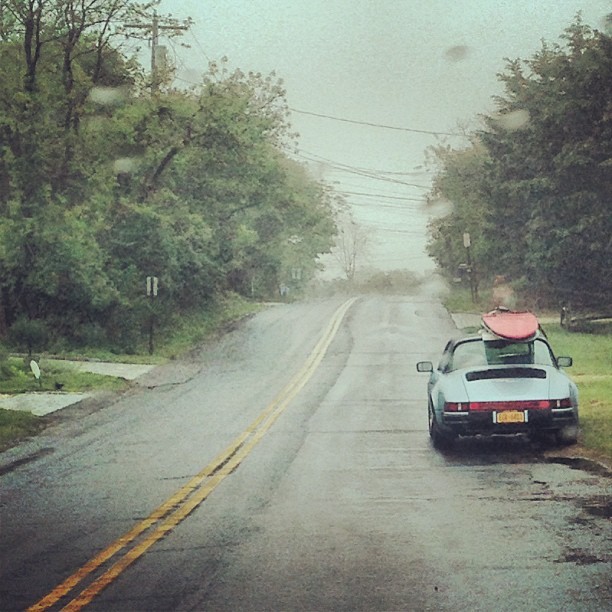 Montauk still life #ditchplains #porsche #surf #montauk. Cc@gofghamptons (at MTK)