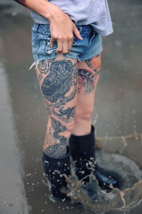 Tattoo inked girls