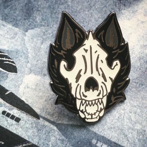 Necromancer Wolf - : @monsterbrandmedia • • • #wolf #enamelpin #pin #pinstagram #pincollection #fla