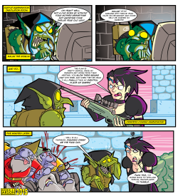 This was commissioned by a buddy of mine, and he wanted me to make a comic pilot based on a script he sent me.