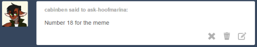 ask-hoofmarina:18. As a kid/adult  D'aww~! <3