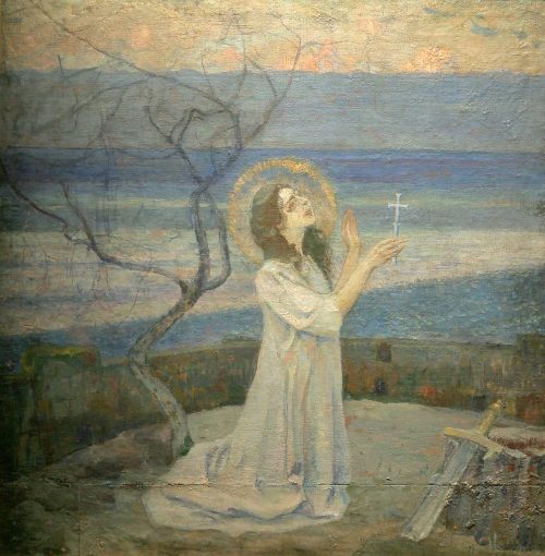 Saint Barbara, Mikhail Nesterov