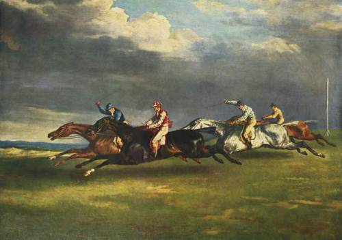 The Epsom Derby, 1821, Theodore GericaultMedium: oil,canvaswww.wikiart.org/en/theodore-geric