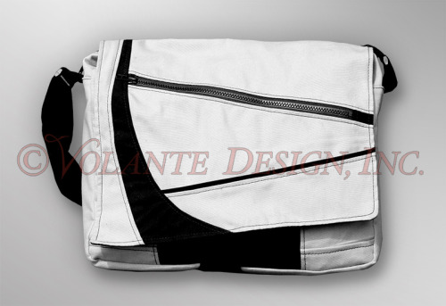 sirwallacewells:  volantedesign:  Coming Soon: The Messenger. Currently slated to be available in grey/black and the inverse, black/grey. We are also working on 3 different sizes, based on the dimensions of a 13”, 15”, and 17” laptop. The bag features