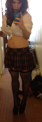 Cdlittler:  Jasmintrap:  A While Ago I Dressed Up As A Typical Slutty Schoolgirl,