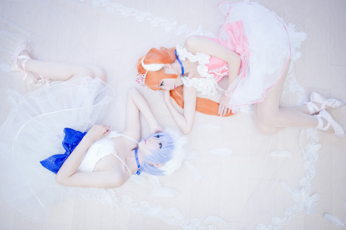 Porn cosplay-soul:  Rei Ayanami & Asuka Langley photos