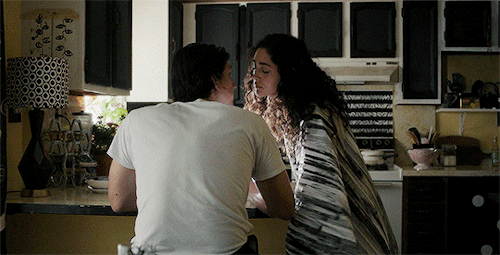 supremeleaderkylorens:Adam Driver and Golshifteh Farahani in Paterson