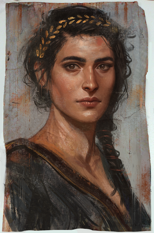 hiddenlookingglass:holepsi:Kassandra! Check out this wonderful original art in the style of Fay