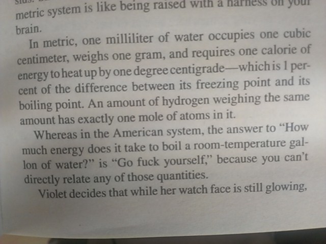 asapscience:  The obvious difference between the metric vs. imperial system. From