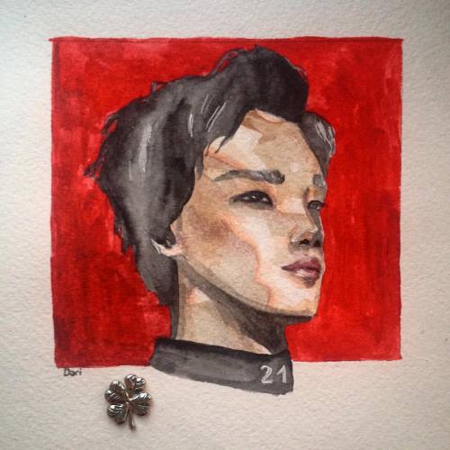 E)(o&rsquo;s Kim Jongdamn monster ver.  ☠ At least I tried :&ldquo;&rdquo;) #jongdae #ch