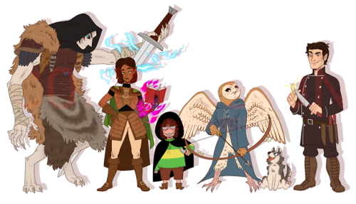 french-teapot:Super fun DnD commission I got to do over the week!If anyone would be interested in co