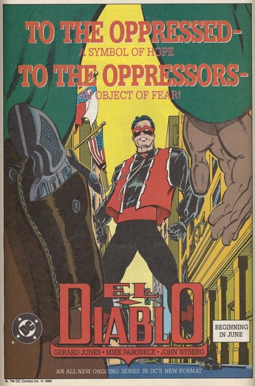 El Diablo ongoing series In 1988, the decision was made that Action Comics would be published on a w