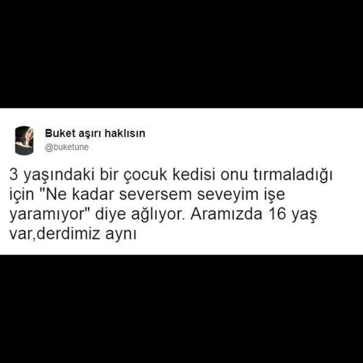 3 yaşındaki bir çocuk...