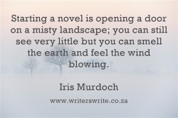 amandaonwriting:   Writing Quote – Iris Murdoch