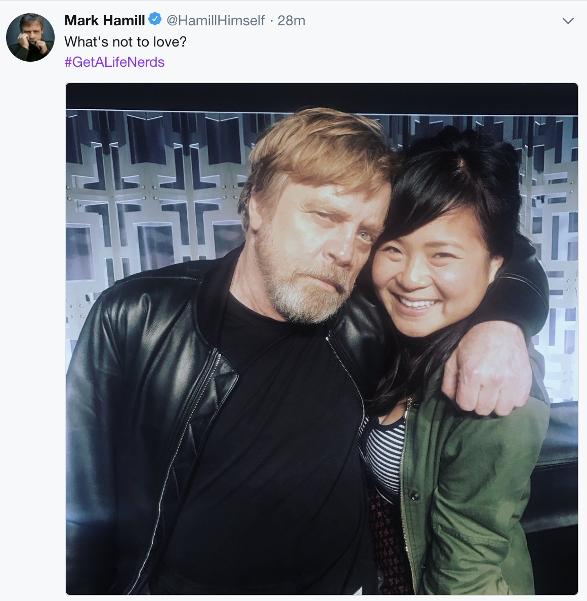 geekandmisandry:  missfortune1977: Mark Hamill going to bat for his Space Kids is