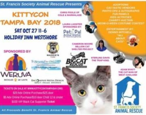 I will be at KittyCon in Tampa Oct 27th. Come check it out if you are in the Tampa area.