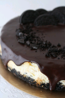 verticalfood:  Oreo Cheesecake 