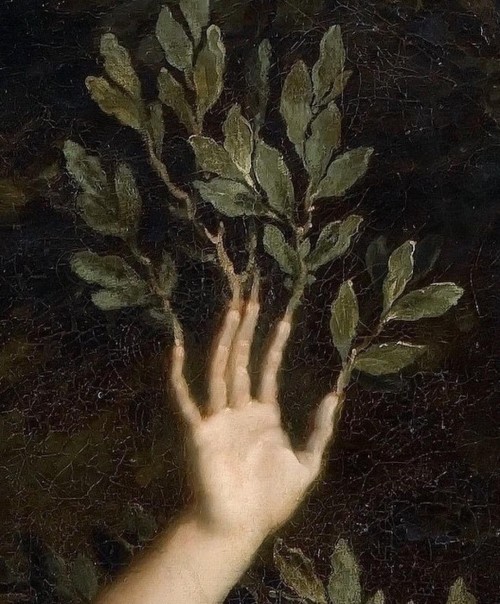 René-Antoine Houasse (French, c. 1645-1710, b. Paris, France) - Apollo Pursuing Daphne (detail), 167