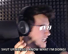 chocolateninjadonut:  Mark playing Surgeon Simulator on the Ipad. (x) 
