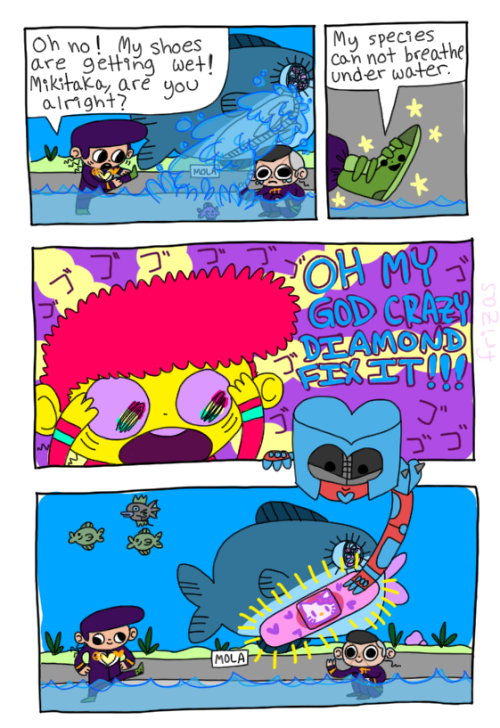 frizas:a little jolyne goes to an aquarium