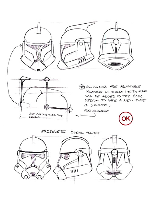 clonewarsarchives: Clone trooper armor design and mechanics for The Clone Wars TV series