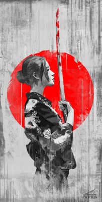 scifi-fantasy-horror:  Samurai Girl by Carlos