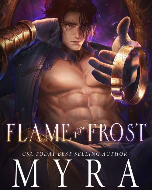 Got to paint the cover for @myradanvers Flame to Frost a dark story of the last Tritan 。 。 。 。 。 。 