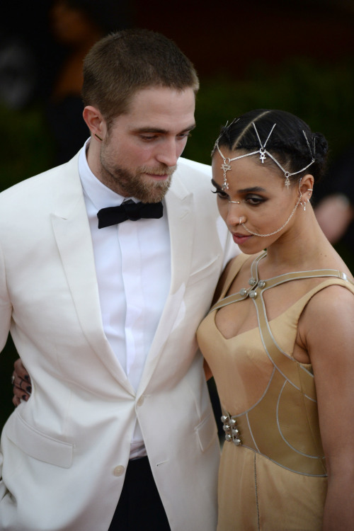 dazzledbyrob: Rob &amp; Twigs  at The Met gala 2016 